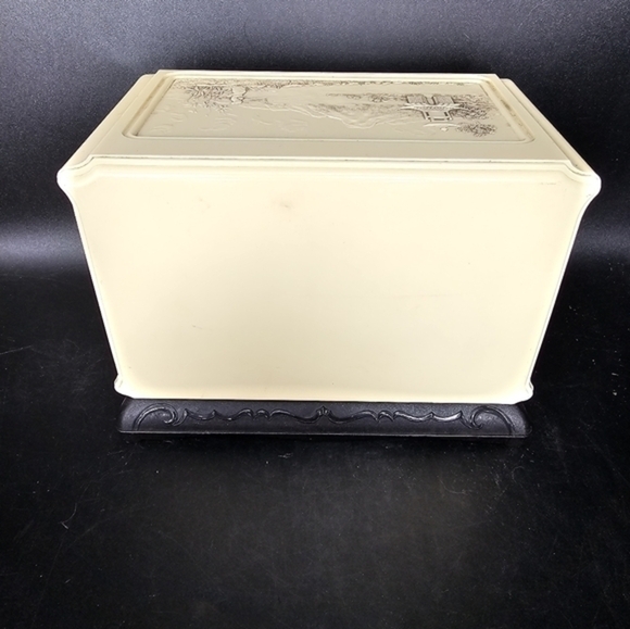 Vintage Japanese celluloid/bakelite? 3 drawer Jewelry box. - Picture 6 of 9